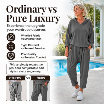 ✨Women's Hooded Sweatshirt & Lounge Pants Set