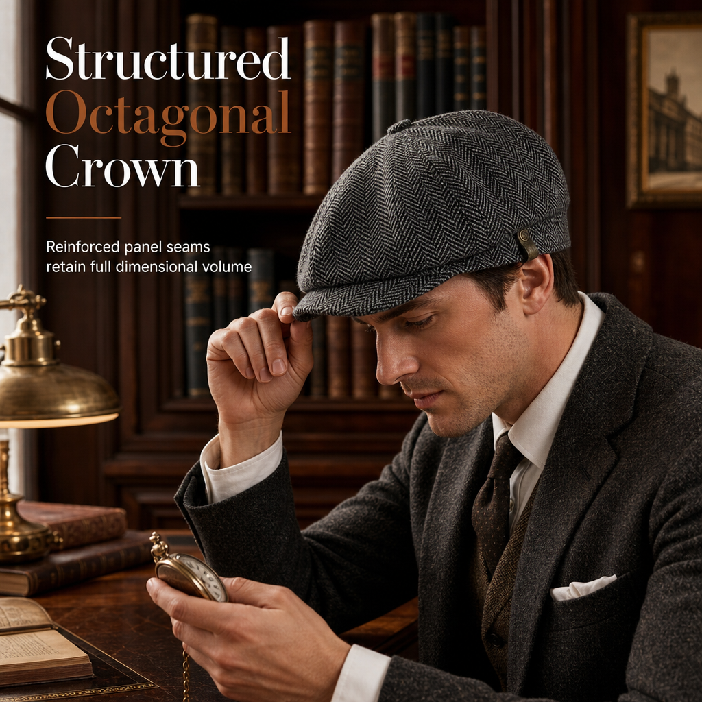 🧢 Vintage British Style Unisex Newsboy Cap | No boring hat, no uncomfortable fit – Classic & casual for daily wear and outings ✨