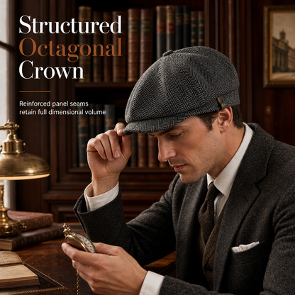 🧢 Vintage British Style Unisex Newsboy Cap | No boring hat, no uncomfortable fit – Classic & casual for daily wear and outings ✨