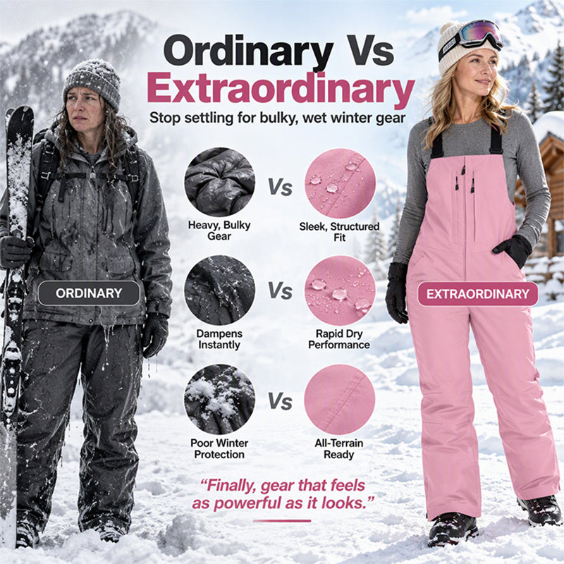 ❄️ Unisex Waterproof Ski Bib Pants ✨ – Snow-Ready Protection | Free Shipping 🚚
