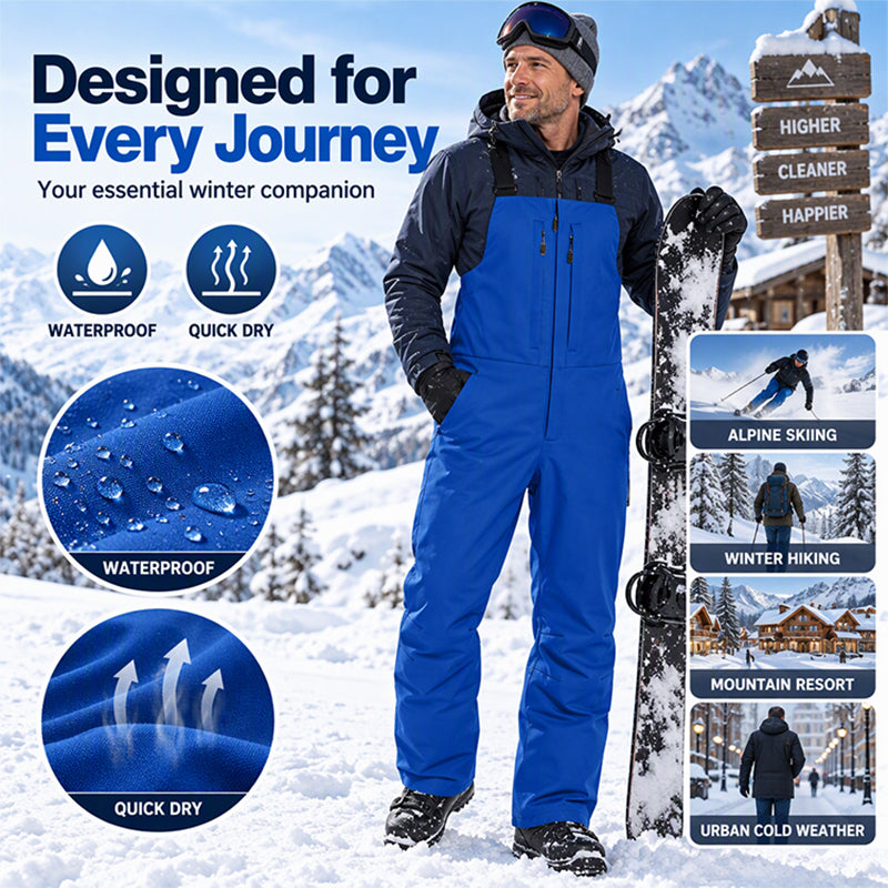 ❄️ Unisex Waterproof Ski Bib Pants ✨ – Snow-Ready Protection | Free Shipping 🚚