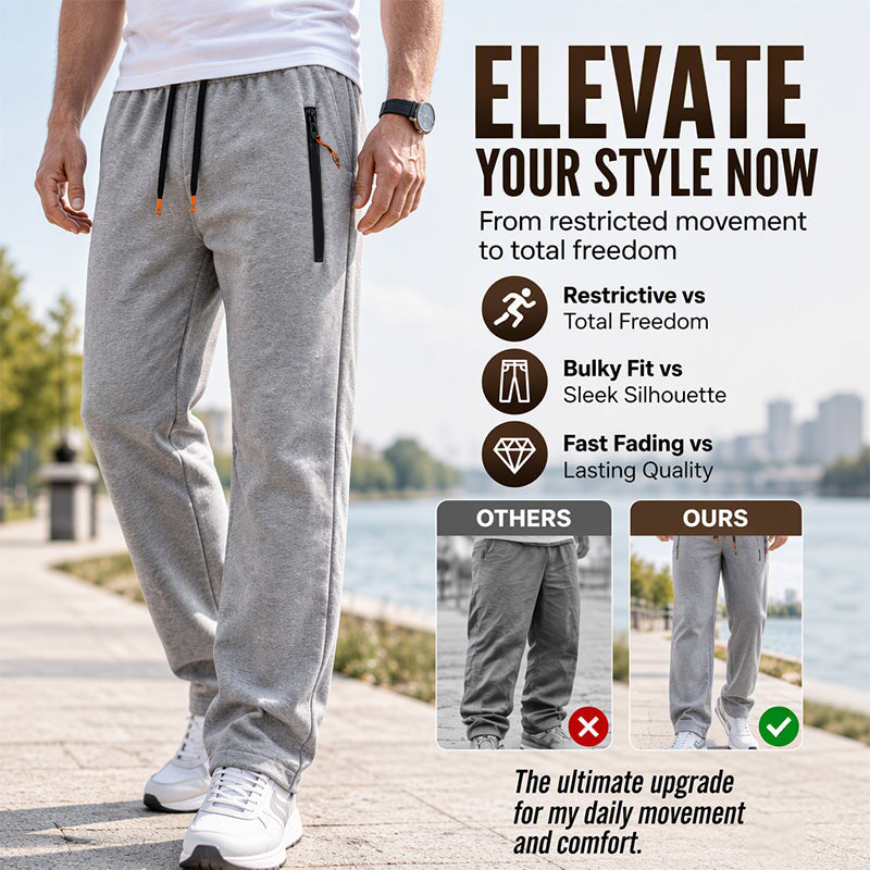 🏃 Warm Stretch Comfort, Free Movement | Men's Winter Comfortable Thermal Sweatpants