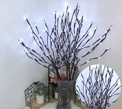 🎄Christmas Limited 50% OFF🎄Pousbo® LED Willow Branch Lights Battery-Powered Twig Light
