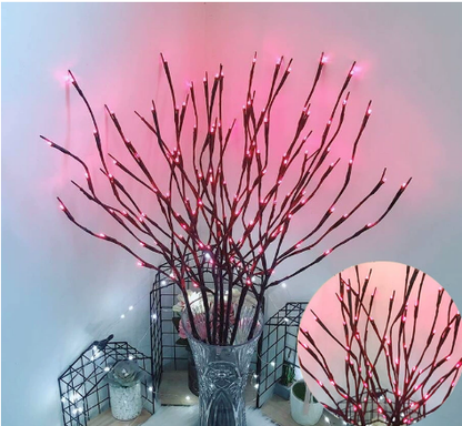 🎄Christmas Limited 50% OFF🎄Pousbo® LED Willow Branch Lights Battery-Powered Twig Light