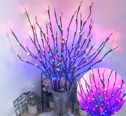 🎄Christmas Limited 50% OFF🎄Pousbo® LED Willow Branch Lights Battery-Powered Twig Light