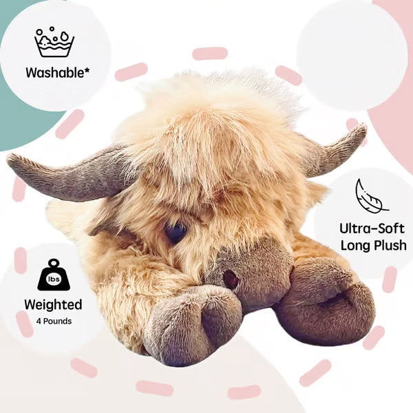 🔥Hot Sale 50% Off🎁Cute Cartoon Highland Cow Cuddly Toy