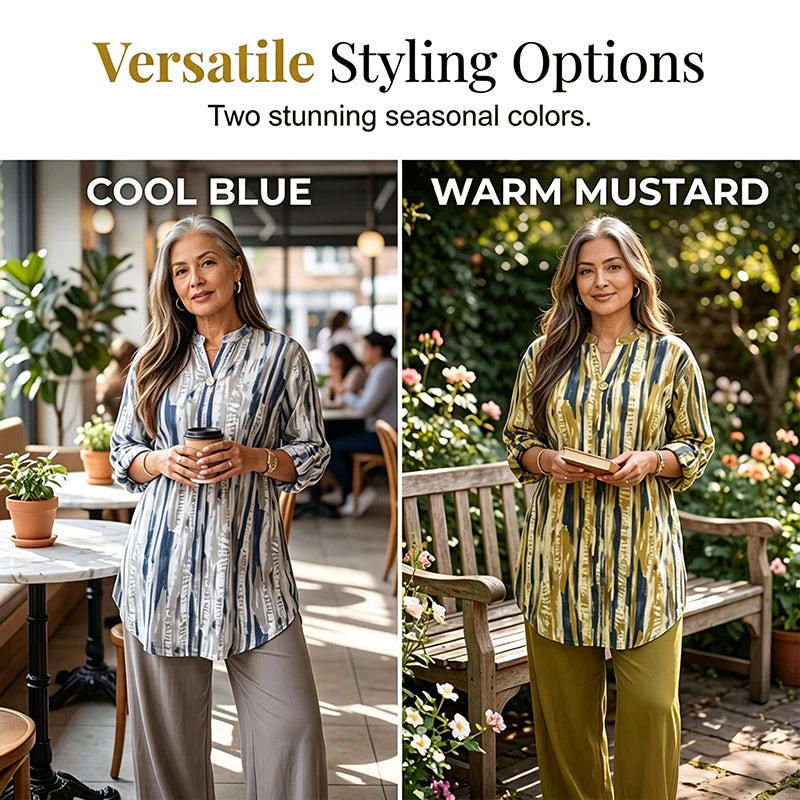 🔥New Arrivals & Special Offers-Women Tie Dye V Neck Roll Up Sleeve 2 Piece Matching Pants Set