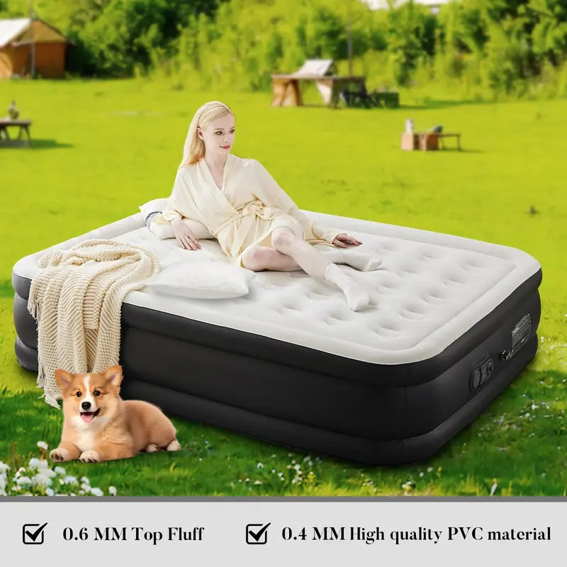 💥Best Sellers-Large Inflatable Mattress-🏠For everyday use at home and outdoors-✈️Free Shipping