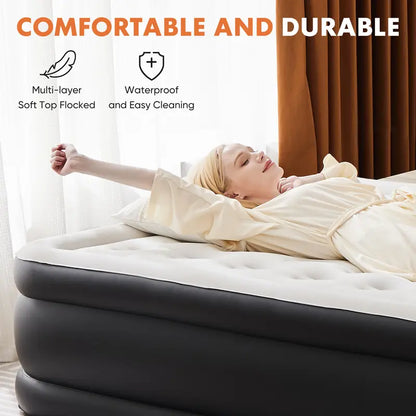 💥Best Sellers-Large Inflatable Mattress-🏠For everyday use at home and outdoors-✈️Free Shipping