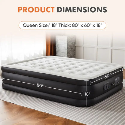 💥Best Sellers-Large Inflatable Mattress-🏠For everyday use at home and outdoors-✈️Free Shipping