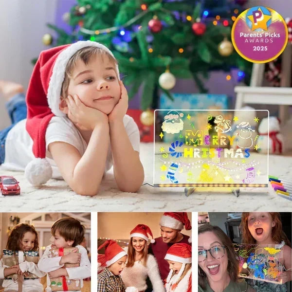✨LAST WEEK SPECIAL PRICE: $25.8!!⏳🎨Luminous Led Drawing Board For Children
